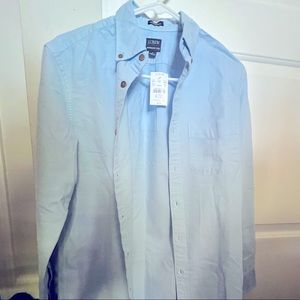 J Crew- Garment Dyed Oxford shirt
